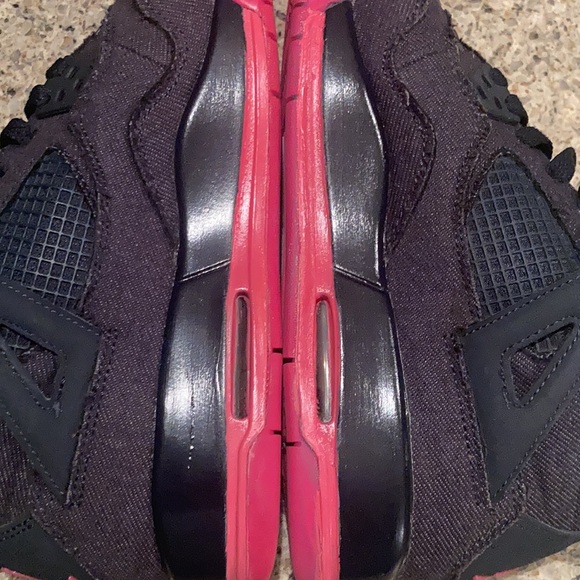 Nike Jordan 4 Retro Denim 2016 GS (487724-408) Grade School Size 6.5Y (8 women) - Picture 9 of 10